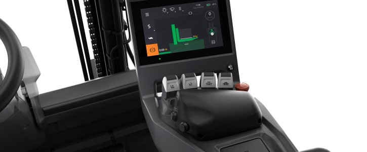 Toyota Traigo48 elektromos targonca minikarral vezérelhető kezelőszervekkel