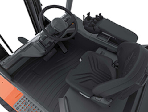 Gumibakokon álló, rezgésmentes kezelőállás