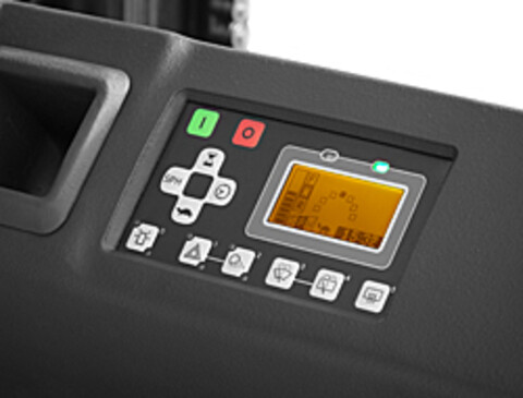 Könnyen áttekinthető gépkezelői felület